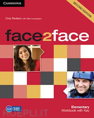 redston chris; cunningham gillie - face2face. elementary. workbook. with answers. per le scuole superiori. con espa