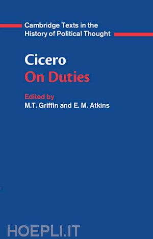 cicero marcus tullius - cicero: on duties