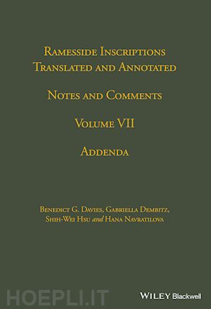 davies bg - ramesside inscriptions, notes and comments v 7 – addenda