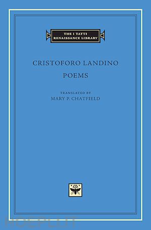 landino cristoforo; chatfield mary; chatfield mary p. - poems