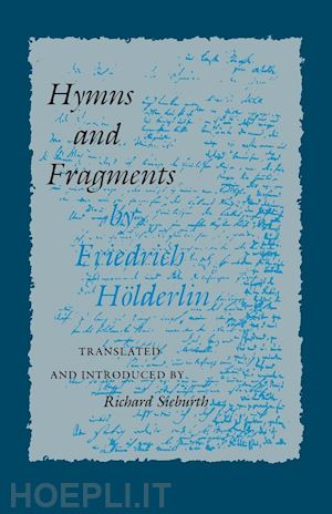 hölderlin friedrich; sieburth richard - hymns and fragments