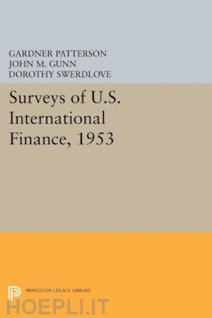 patterson g. - surveys of u.s. international finance, 1953
