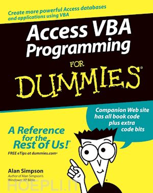 simpson a - access vba programming for dummies