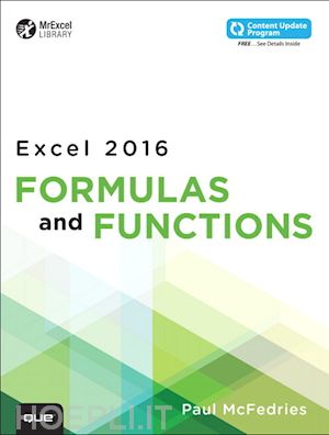 mcfedries paul - excel 2016 formulas and functions