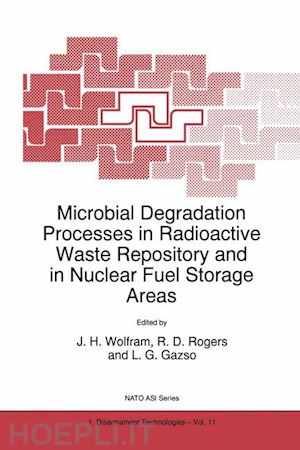 wolfram j.h. (curatore); rogers robin d. (curatore); gazsó lajos g. (curatore) - microbial degradation processes in radioactive waste repository and in nuclear fuel storage areas