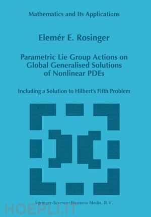 rosinger elemer e. - parametric lie group actions on global generalised solutions of nonlinear pdes