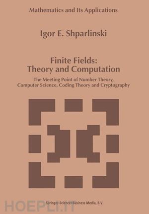 shparlinski igor - finite fields: theory and computation