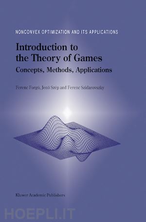 forgó ferenc; szép jeno; szidarovszky ferenc - introduction to the theory of games