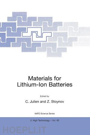 julien christian (curatore); stoynov z. (curatore) - materials for lithium-ion batteries