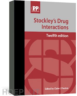 preston claire l. (curatore) - stockley's drug interactions