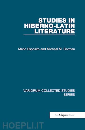 esposito mario; gorman michael m. - studies in hiberno-latin literature