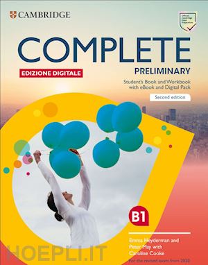 heyderman emma; may peter - complete preliminary. for the 2020 exam update. students book/workbook. con test