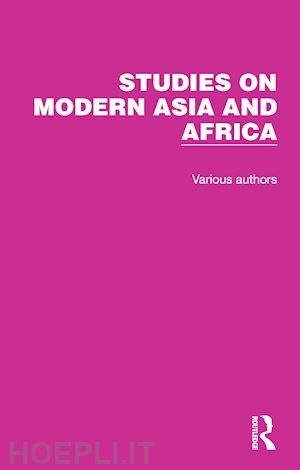various - studies on modern asia and africa
