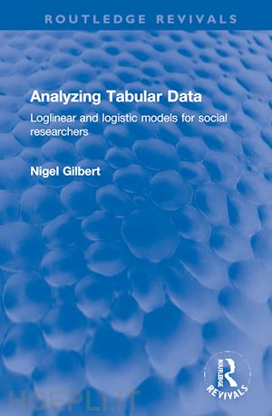 gilbert nigel - analyzing tabular data