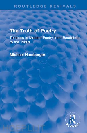 hamburger michael - the truth of poetry