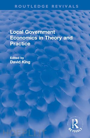 king david neden (curatore) - local government economics in theory and practice