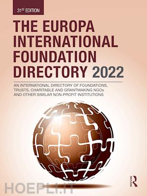 europa publications (curatore) - the europa international foundation directory 2022