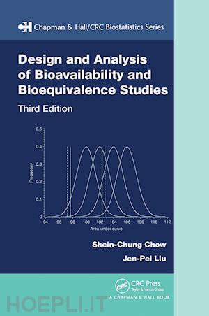 chow shein-chung; liu jen-pei - design and analysis of bioavailability and bioequivalence studies