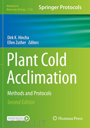 hincha dirk k. (curatore); zuther ellen (curatore) - plant cold acclimation