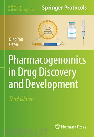 yan qing (curatore) - pharmacogenomics in drug discovery and development