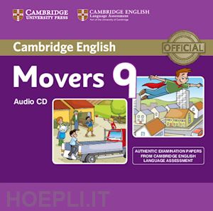 cambridge esol - cambridge young learners english tests movers 9 - audio cd