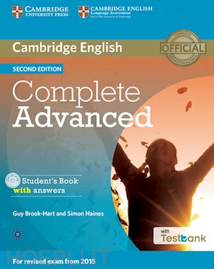 brook-hart guy; haines simon - complete advanced- student's book with answers. con cd-rom + testbank