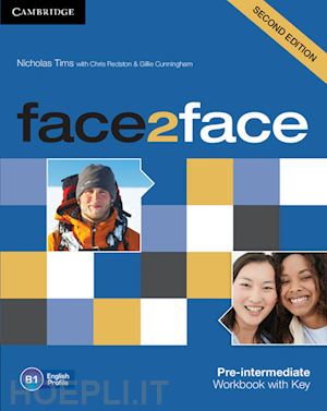 redston chris; cunningham gillie - face2face pre intermediate - workbook + key