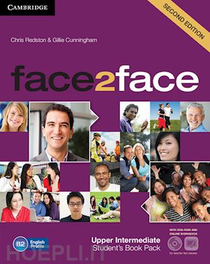 redston chris - face2face upper intermediate - student's book + dvd rom + online workbook