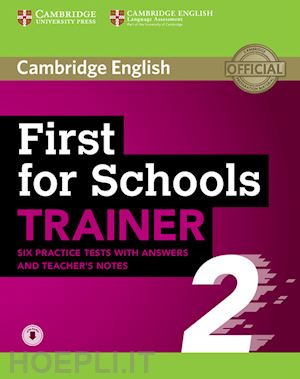 aa vv - first for schools trainer 2 + key + downloadable audio
