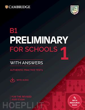 cambridge english - preliminary for schools 1 - student's book + key + audio
