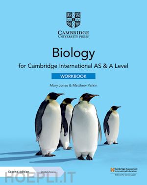 jones mary; fosbery richard; taylor dennis - cambridge international as & a level biology. workbook with cambridge elevate enhanced edition. per le scuole superori. con espansione online