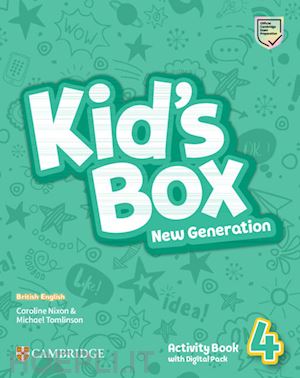 nixon caroline; tomlinson michael - kid's box new generation level 4 - activity book with digital pack