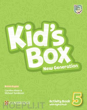 nixon caroline; tomlinson michael - kid's box new generation level 5 - activity book with digital pack