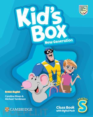 nixon caroline; tomlinson michael - kid's box new generation starter - class book with digital pack