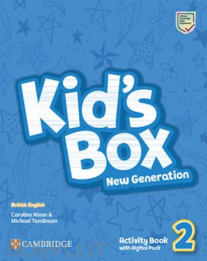 nixon caroline; tomlinson michael - kid's box new generation level 2 - activity book wiyh digital pack