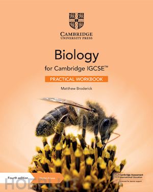 jones mary; martindell david; broderick matthew; young gemma - cambridge igcse biology. new practical workbook. per le scuole superiori. con e-