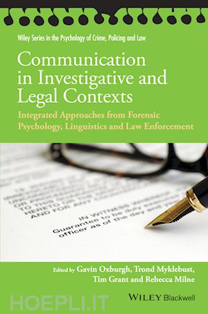 oxburgh g - communication in investigative and legal contexts – integrated approaches from psychology, linguistics and law enforcement