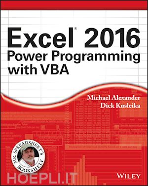 alexander m - excel 2016 power programming with vba