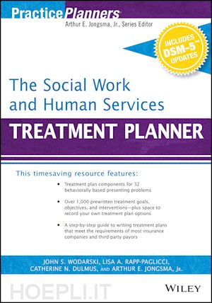 jongsma ae - the social work and human services treatment planner, with dsm 5 updates