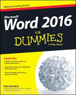gookin d - word 2016 for dummies