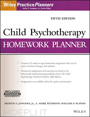 berghuis david j.; peterson l. mark; mcinnis william p. - child psychotherapy homework planner