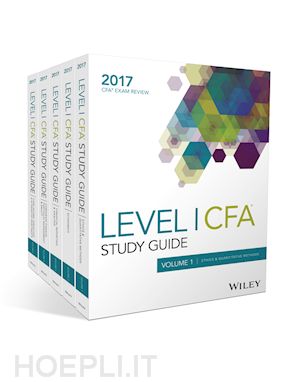 wiley - wiley study guide for 2017 level i cfa exam: complete set