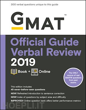 gmac (graduate management admission council) - gmat official guide verbal review 2019