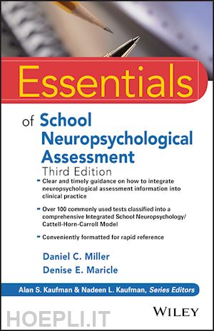 miller dc - essentials of school neuropsychological assessment, third edition