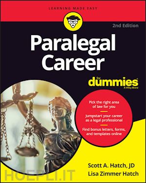 hatch sa - paralegal career for dummies, 2nd edition