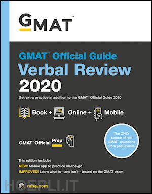 gmac (graduate management admission council) - gmat official guide 2020 verbal review