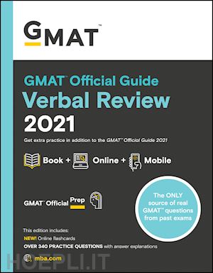 gmac (graduate management admission council) - gmat official guide verbal review 2021