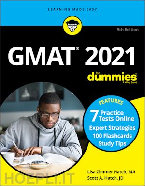 hatch lz - gmat for dummies 2021 – book + 7 practice tests online + flashcards