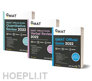 gmac - gmat official guide 2022 bundle: books + online question bank