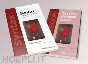 carnie andrew - syntax: a generative introduction 4e & the syntax workbook 2e set